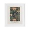 Stupell Industries William Morris Honeysuckle Pattern Black Framed Print Under Glass, design by Vintage Hustle